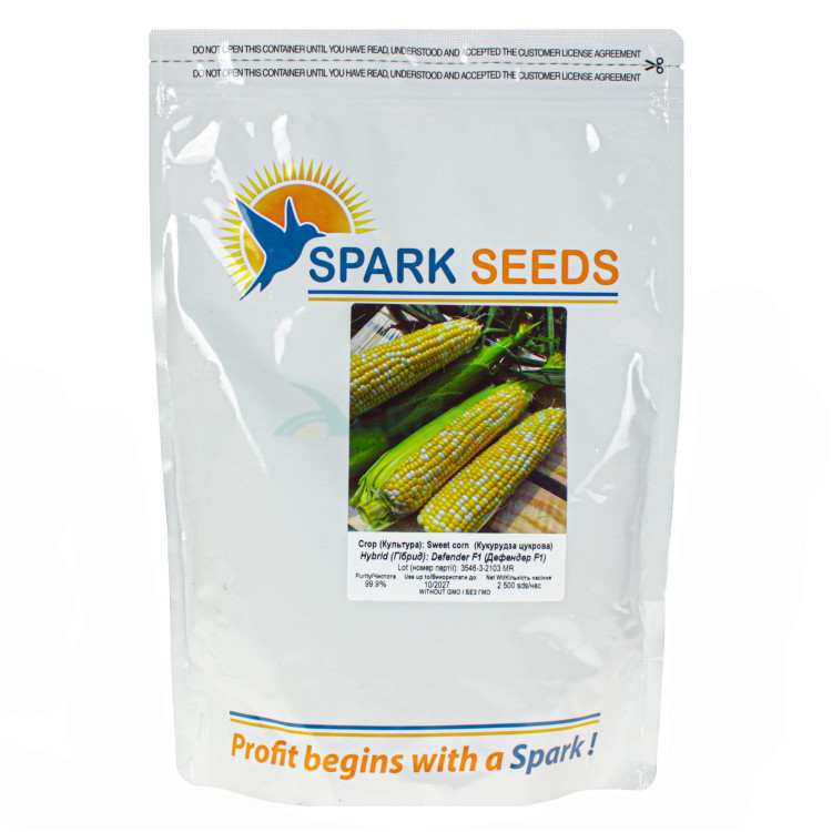 Насіння кукурудзи Дефендер F1 | Defender F1 Spark seeds 2500 насінин